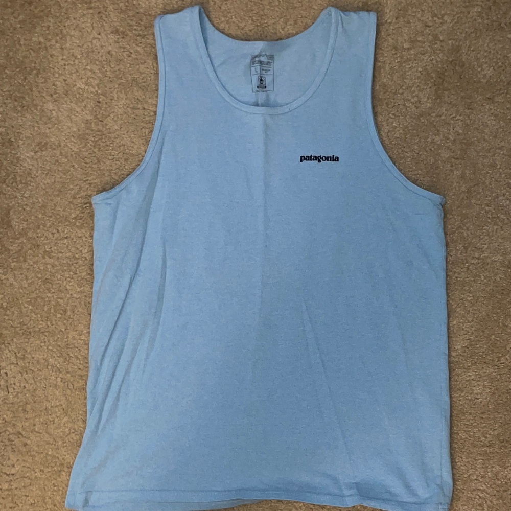 Patagonia Sky Blue Men's Tank Top